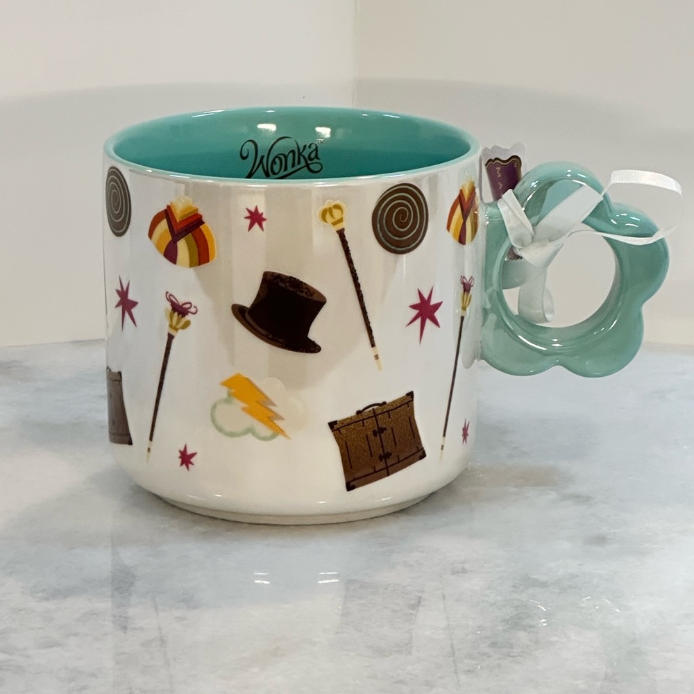 Willy WONKA Whimsical Coffee Mug By Magenta Colorful Ceramic 20oz Mug - NWT